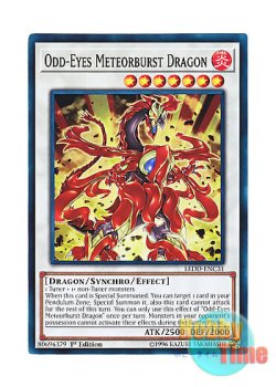 画像1: 英語版 LEDD-ENC31 Odd-Eyes Meteorburst Dragon オッドアイズ・メテオバースト・ドラゴン (ノーマル) 1st Edition