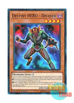 画像1: 英語版 LEHD-ENA12 Destiny HERO - Decider D-HERO ディシジョンガイ (ノーマル) 1st Edition