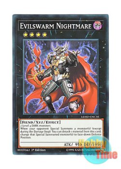 画像1: 英語版 LEHD-ENC35 Evilswarm Nightmare ヴェルズ・ナイトメア (ノーマル) 1st Edition