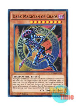画像1: 英語版 YGLD-ENC02 Dark Magician of Chaos 混沌の黒魔術師 (ウルトラレア) 1st Edition