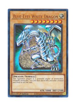 画像1: 英語版 HAC1-EN001 Blue-Eyes White Dragon 青眼の白龍 (ウルトラレア・パラレル) 1st Edition