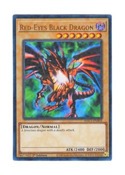 画像1: 英語版 HAC1-EN003 Red-Eyes Black Dragon 真紅眼の黒竜 (ウルトラレア・パラレル) 1st Edition