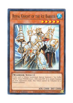 画像1: 英語版 HAC1-EN032 Royal Knight of the Ice Barrier 氷結界のロイヤル・ナイト (ノーマル・パラレル) 1st Edition