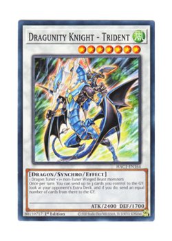 画像1: 英語版 HAC1-EN164 Dragunity Knight - Trident ドラグニティナイト－トライデント (ノーマル) 1st Edition
