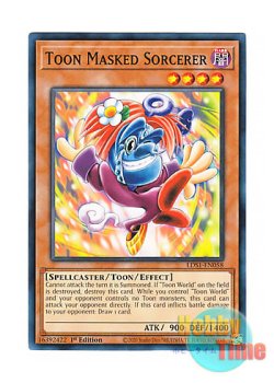 画像1: 英語版 LDS1-EN058 Toon Masked Sorcerer トゥーン・仮面魔道士 (ノーマル) 1st Edition