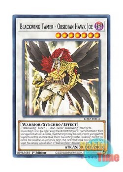 画像1: 英語版 LDS2-EN042 Blackwing Tamer - Obsidian Hawk Joe BF T－漆黒のホーク・ジョー (ノーマル) 1st Edition
