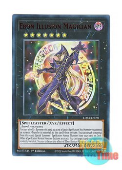 画像1: 英語版 LDS3-EN091 Ebon Illusion Magician 幻想の黒魔導師 (ウルトラレア：レッド) 1st Edition