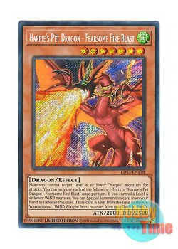 画像1: 英語版 LDS3-EN138 Harpie's Pet Dragon - Fearsome Fire Blast ハーピィズペット竜－セイント・ファイアー・ギガ (シークレットレア) Limited Edition