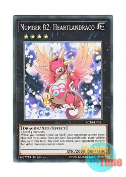 画像1: 英語版 AC18-EN011 Number 82: Heartlandraco No.82 ハートランドラコ (スーパーレア) 1st Edition
