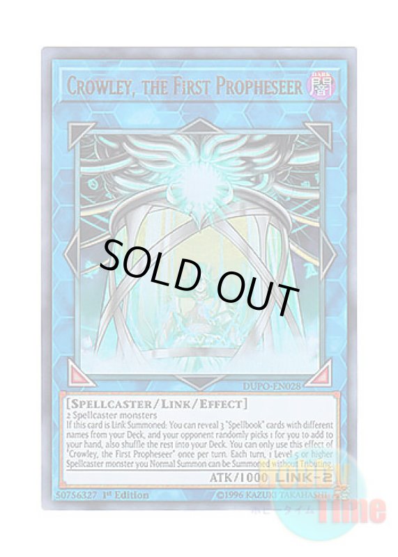 画像1: 英語版 DUPO-EN028 Crowley, the First Propheseer 魔導原典 クロウリー (ウルトラレア) 1st Edition (1)