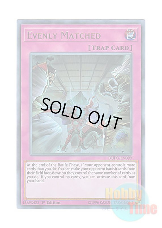 画像1: 英語版 DUPO-EN099 Evenly Matched 拮抗勝負 (ウルトラレア) 1st Edition (1)