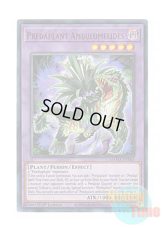 画像1: 英語版 MAMA-EN065 Predaplant Ambulomelides 捕食植物アンブロメリドゥス (ウルトラレア) 1st Edition (1)