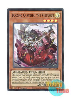 画像1: 英語版 CH01-EN004 Blazing Cartesia, the Virtuous 赫の聖女カルテシア (ウルトラレア) 1st Edition