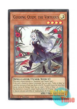 画像1: 英語版 CH01-EN006 Guiding Quem, the Virtuous 導きの聖女クエム (ウルトラレア) 1st Edition