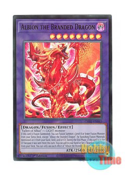 画像1: 英語版 CH01-EN043 Albion the Branded Dragon 烙印竜アルビオン (ウルトラレア) 1st Edition