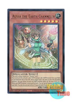 画像1: 英語版 CH02-EN012 Aussa the Earth Channeler 地霊媒師アウス (ウルトラレア) 1st Edition