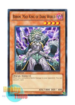 画像1: 英語版 SDGU-EN011 Brron, Mad King of Dark World 暗黒界の狂王 ブロン (ノーマル) 1st Edition