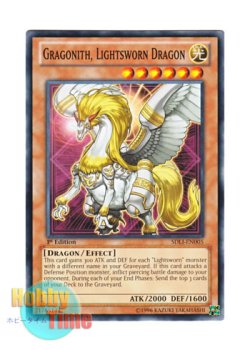 画像1: 英語版 SDLI-EN005 Gragonith, Lightsworn Dragon ライトロード・ドラゴン グラゴニス (ノーマル) 1st Edition