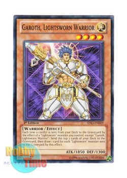 画像1: 英語版 SDLI-EN009 Garoth, Lightsworn Warrior ライトロード・ウォリアー ガロス (ノーマル) 1st Edition