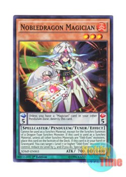 画像1: 英語版 SDMP-EN003 Nobledragon Magician 貴竜の魔術師 (スーパーレア) 1st Edition