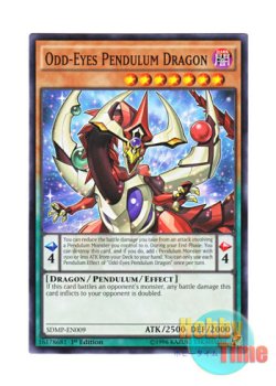画像1: 英語版 SDMP-EN009 Odd-Eyes Pendulum Dragon オッドアイズ・ペンデュラム・ドラゴン (ノーマル) 1st Edition