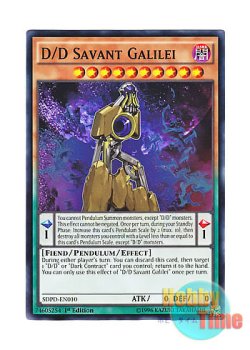 画像1: 英語版 SDPD-EN010 D/D Savant Galilei DD魔導賢者ガリレイ (ノーマル) 1st Edition