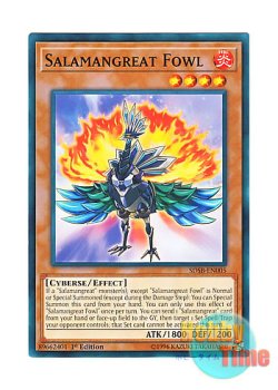画像1: 英語版 SDSB-EN005 Salamangreat Fowl 転生炎獣フォウル (ノーマル) 1st Edition