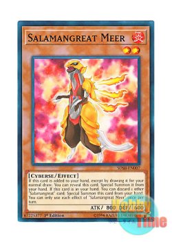画像1: 英語版 SDSB-EN007 Salamangreat Meer 転生炎獣ミーア (ノーマル) 1st Edition