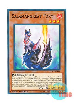 画像1: 英語版 SDSB-EN008 Salamangreat Foxy 転生炎獣フォクシー (ノーマル) 1st Edition