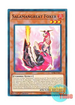 画像1: 英語版 SDSB-EN013 Salamangreat Foxer 転生炎獣フォクサー (ノーマル) 1st Edition