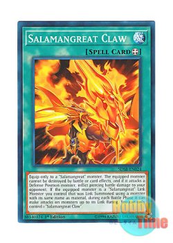 画像1: 英語版 SDSB-EN024 Salamangreat Claw 転生炎獣の烈爪 (ノーマル) 1st Edition