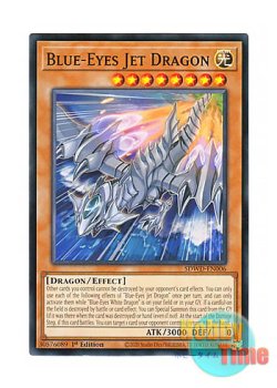 画像1: 英語版 SDWD-EN006 Blue-Eyes Jet Dragon ブルーアイズ・ジェット・ドラゴン (ノーマル) 1st Edition