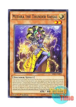 画像1: 英語版 SR01-EN011 Mithra the Thunder Vassal 雷帝家臣ミスラ (ノーマル) 1st Edition