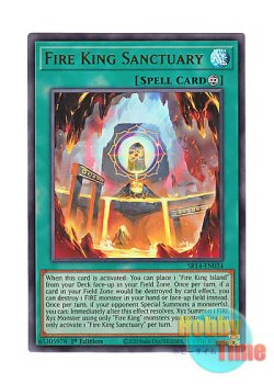 画像1: 英語版 SR14-EN024 Fire King Sanctuary 炎王の聖域 (ウルトラレア) 1st Edition