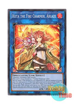 画像1: 英語版 SR14-EN043 Hiita the Fire Charmer, Ablaze 灼熱の火霊使いヒータ (ノーマル) 1st Edition