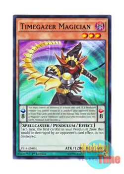 画像1: 英語版 YS14-EN010 Timegazer Magician 時読みの魔術師 (スーパーレア) 1st Edition