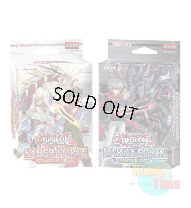 画像1: ★ 2種類セット ★英語版 Starter Deck: Saber Force & Dark Legion スターターデッキ：セイバーフォース & ダークレギオン 1st Edition (1)