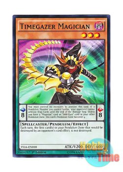 画像1: 英語版 YS16-EN010 Timegazer Magician 時読みの魔術師 (ノーマル) 1st Edition