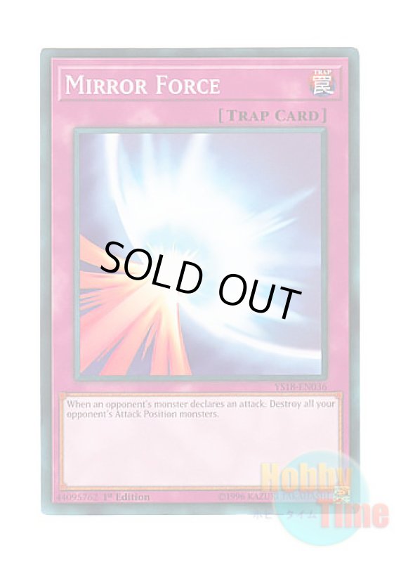 画像1: 英語版 YS18-EN036 Mirror Force 聖なるバリア －ミラーフォース－ (ノーマル) 1st Edition (1)