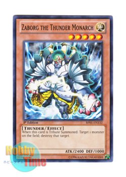 画像1: 英語版 BP01-EN132 Zaborg the Thunder Monarch 雷帝ザボルグ (ノーマル) 1st Edition