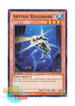 画像1: 英語版 BP01-EN155 Abyssal Kingshark 深海王デビルシャーク (ノーマル) 1st Edition