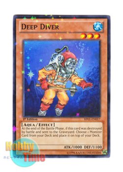画像1: 英語版 BP01-EN017 Deep Diver ディープ・ダイバー (スターホイルレア) 1st Edition
