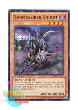 画像1: 英語版 BP01-EN141 Doomcaliber Knight 死霊騎士デスカリバー・ナイト (スターホイルレア) 1st Edition