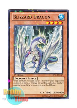 画像1: 英語版 BP01-EN147 Blizzard Dragon ブリザード・ドラゴン (スターホイルレア) 1st Edition