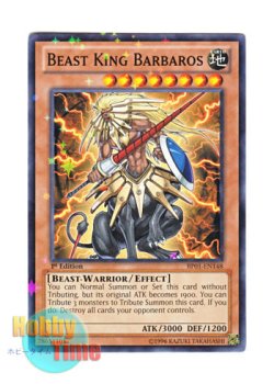 画像1: 英語版 BP01-EN148 Beast King Barbaros 神獣王バルバロス (スターホイルレア) 1st Edition