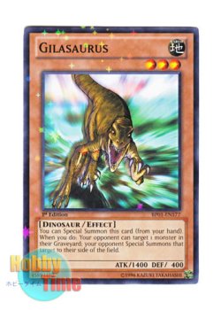 画像1: 英語版 BP01-EN177 Gilasaurus 俊足のギラザウルス (スターホイルレア) 1st Edition