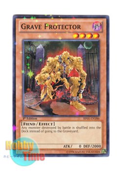画像1: 英語版 BP01-EN186 Grave Protector グレイヴ・キーパー (スターホイルレア) 1st Edition