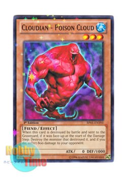 画像1: 英語版 BP01-EN193 Cloudian - Poison Cloud 雲魔物－ポイズン・クラウド (スターホイルレア) 1st Edition