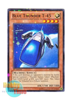 画像1: 英語版 BP01-EN198 Blue Thunder T-45 ブルーサンダーＴ４５ (スターホイルレア) 1st Edition