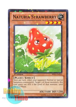 画像1: 英語版 BP01-EN210 Naturia Strawberry ナチュル・ストロベリー (スターホイルレア) 1st Edition